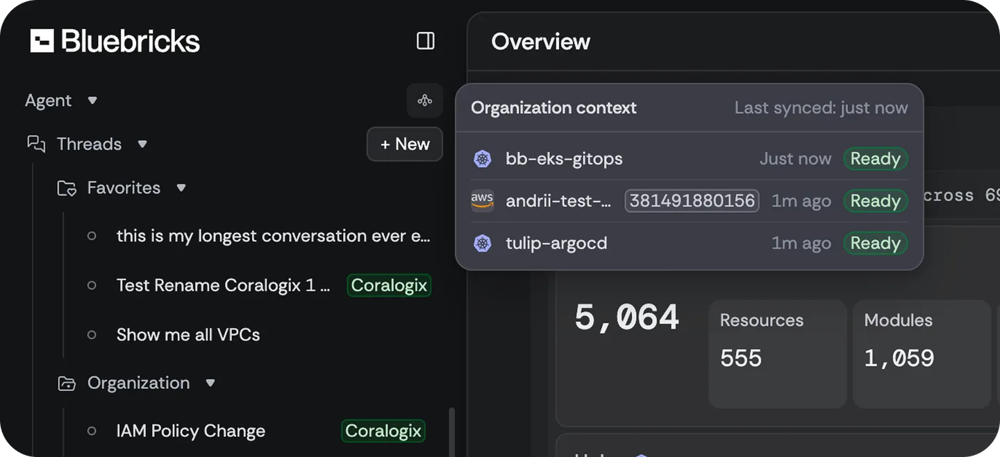 The sidebar ingestion indicator and feed popover, jobs streaming their status per source