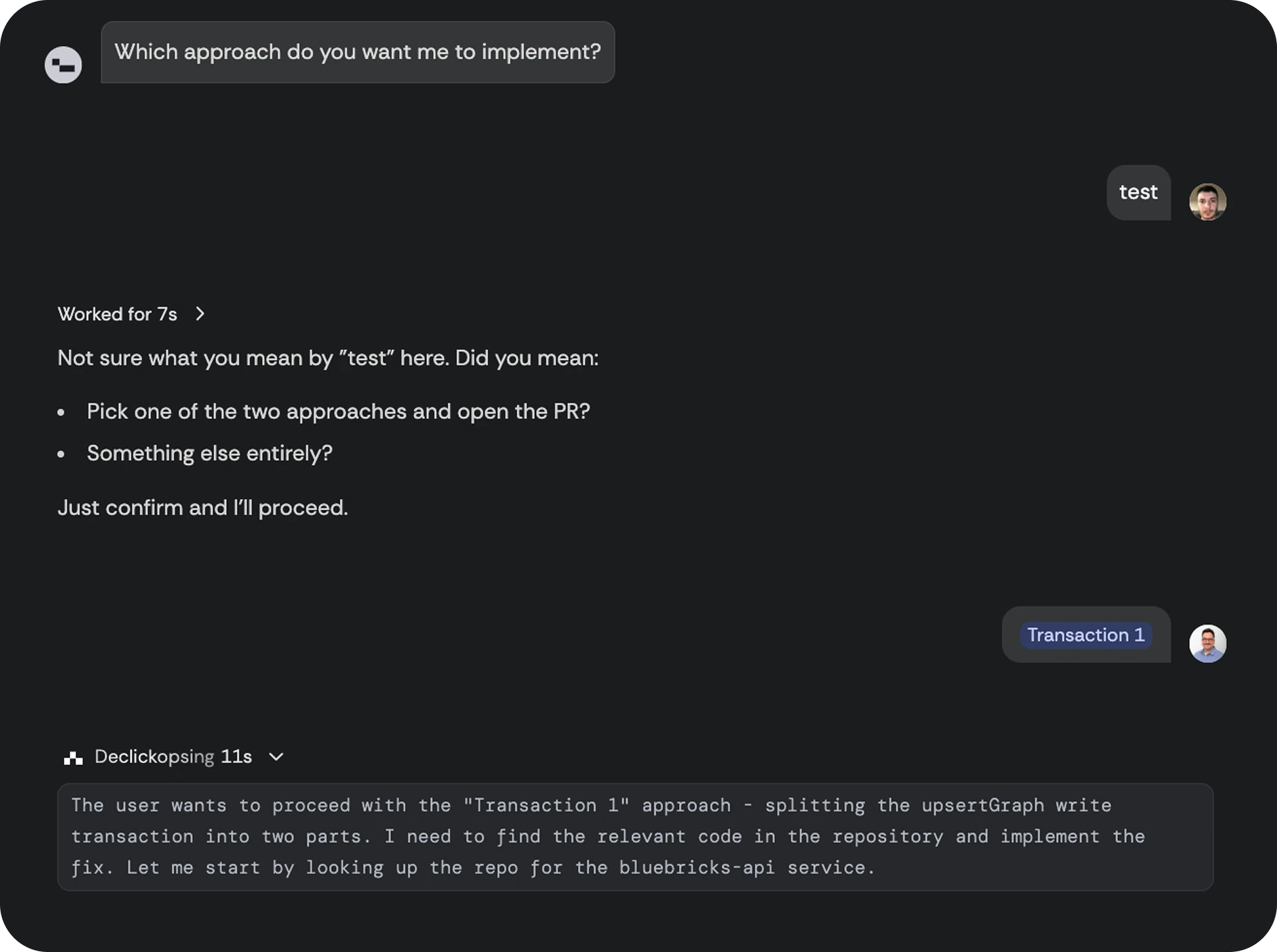 Teammates working the same incident thread together